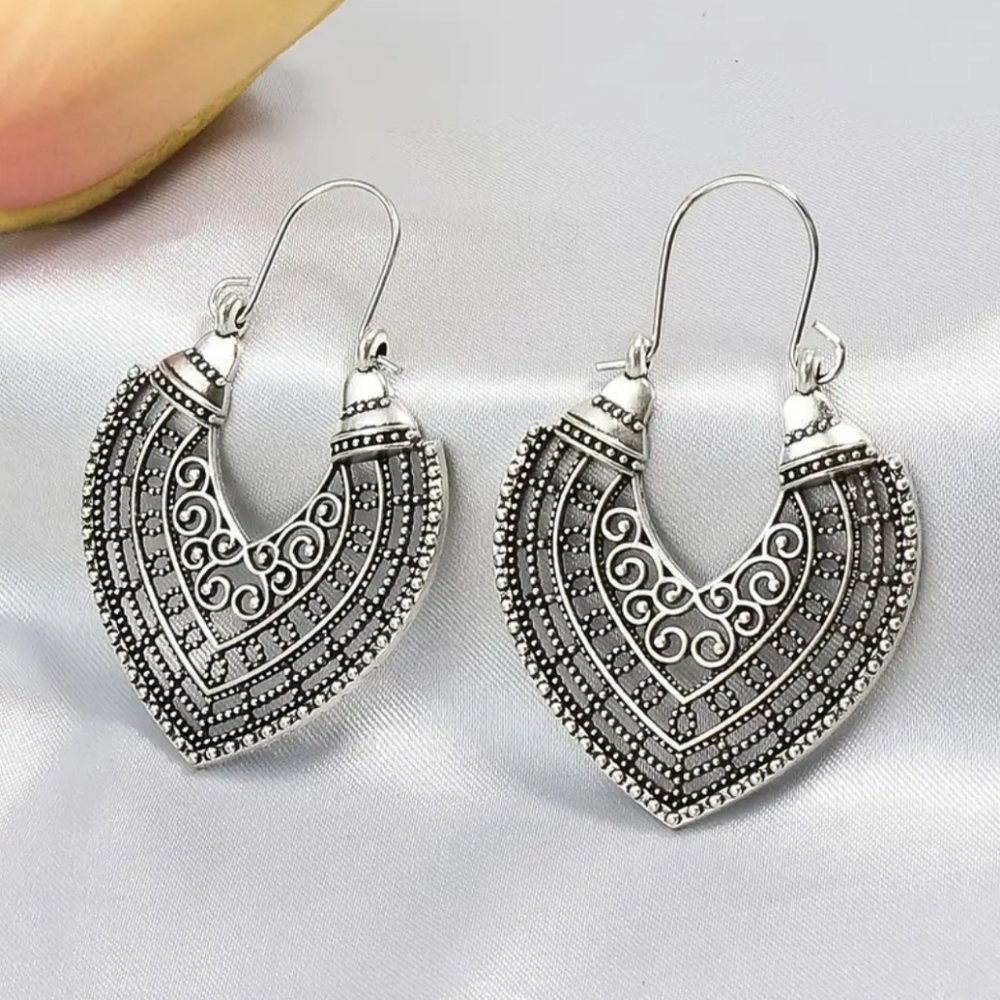Peach Shape U-Hook Earrings